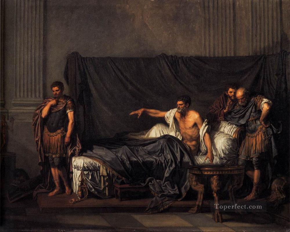 Septimius Severus and Caracalla figure Jean Baptiste Greuze Oil Paintings
